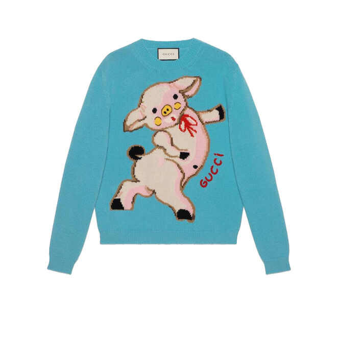 Sweatshirt feminino, €1500, Gucci