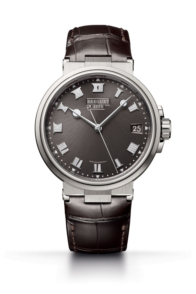 Marine Data Titânio, €17300, Breguet, na Boutique dos Relógios