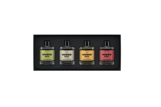 Gift Box Musgo Real - Set de 4 Mini Colónias, 4 x 30 ml, €65, Claus Porto