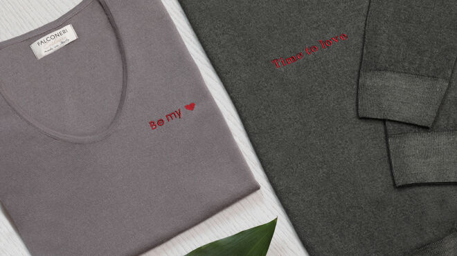 T-shirt, €69, Camisola, €137, personalização, a partir dos €20, Falconeri