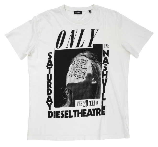 T-shirt, agora €22, Diesel, no Freeport Lisboa Fashion Outlet e Vila do Conde Porto Fashion Outlet