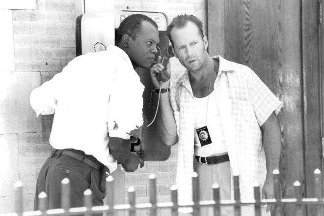 Bruce Willis e Samuel L. Jackson | ‘Die Hard: A Vingança’ (1995)

