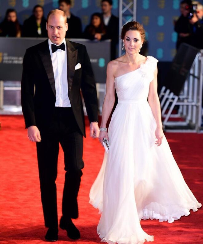 Príncipe William e Kate Middleton nos BAFTA 2019