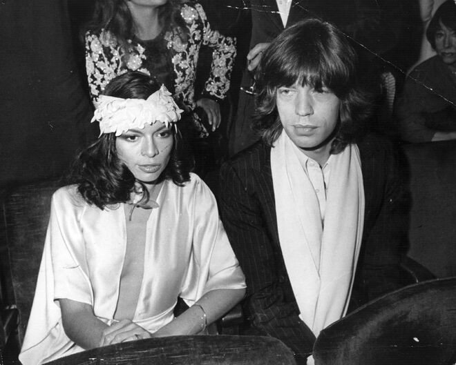 Bianca e Mick Jagger