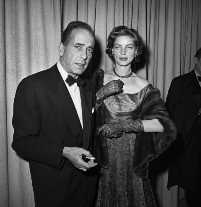 Bogart e Lauren Bacall