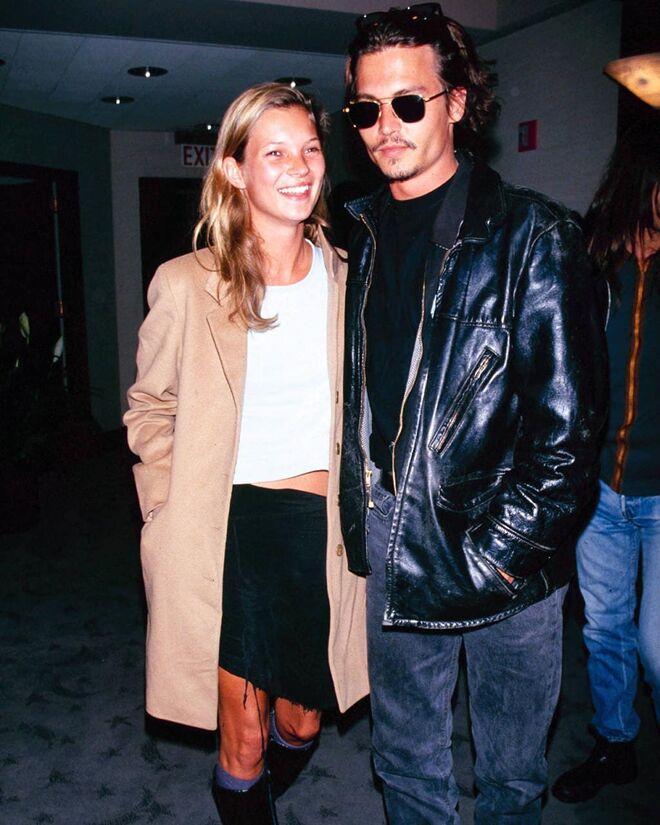 Kate Moss e Johnny Depp