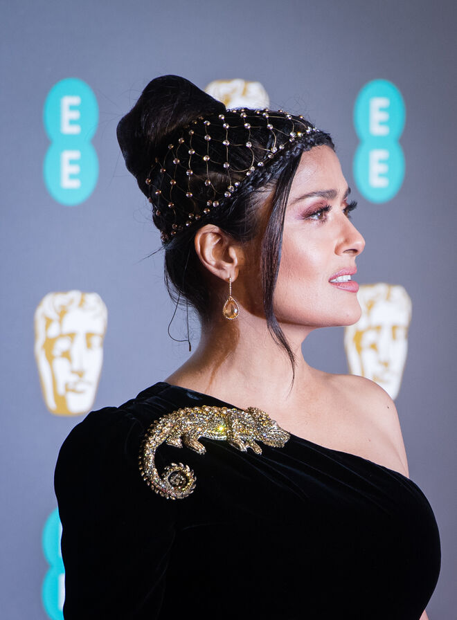Salma Hayek em Gucci.