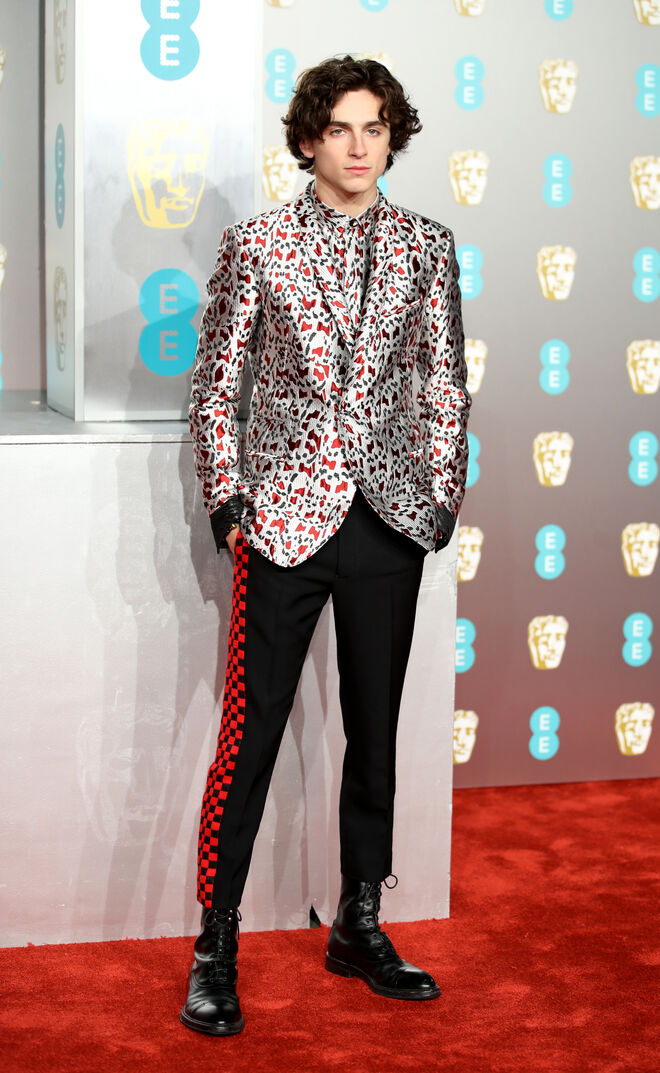 Timothée Chalamet em Haider Ackermann