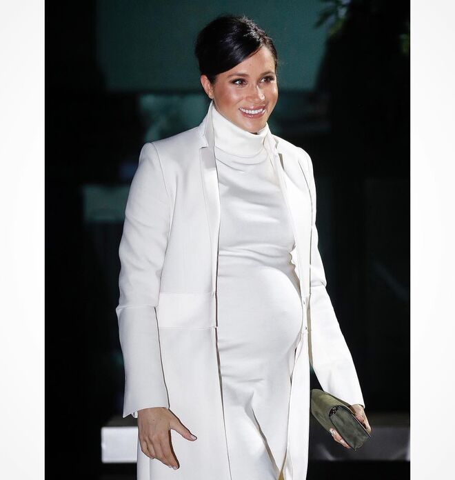 Meghan Markle em Calvin Klein para a gala 'The Wider Earth'