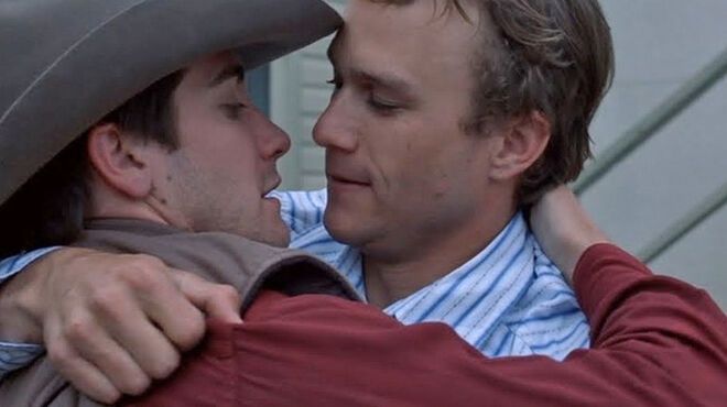 Heath Ledger e Jake Gyllenhaal, O Segredo de Brokeback Mountain, 2005