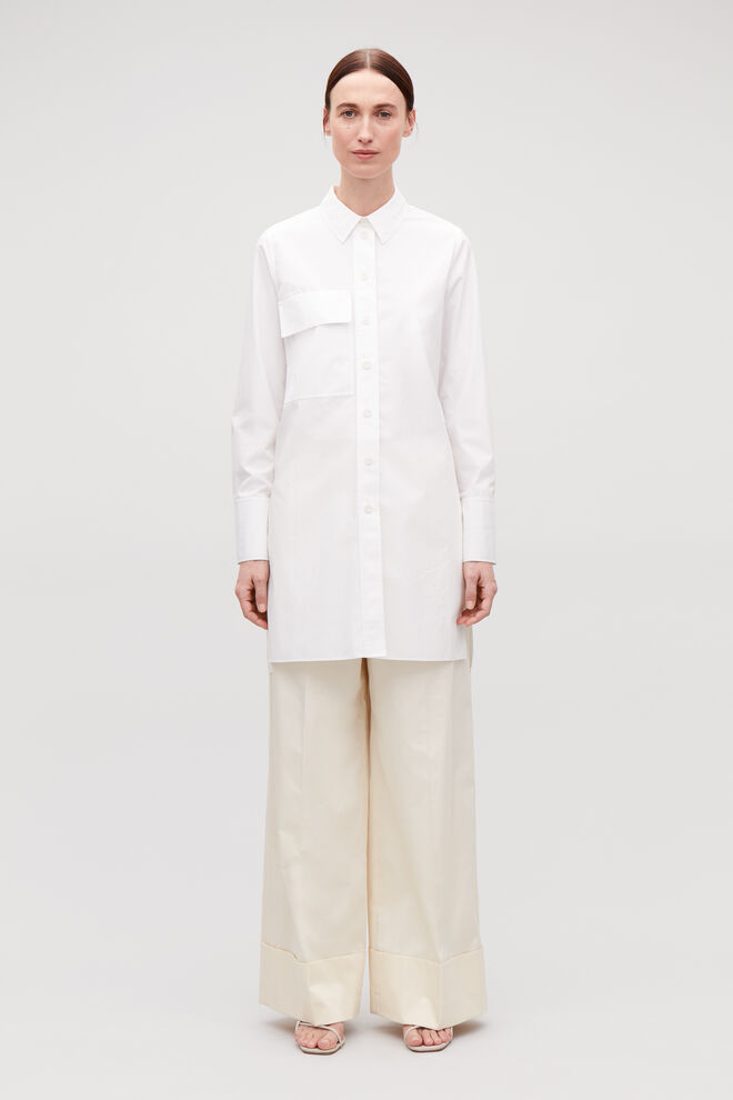 Long Shirt With Pocket