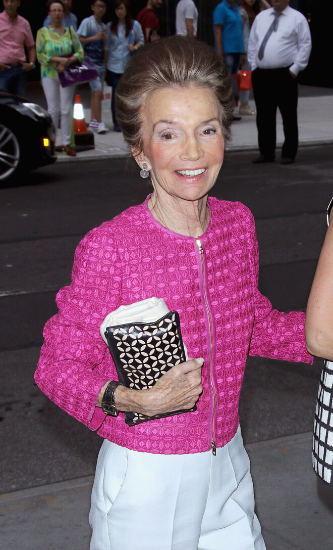 Lee Radziwill no evento The Cinema Society no Museu de Arte Moderna de Nova Iorque, a 15 de julho de 2015