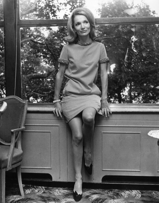 Lee Radziwill no Savoy Hotel, em Londres, a 19 de setembro de 1967