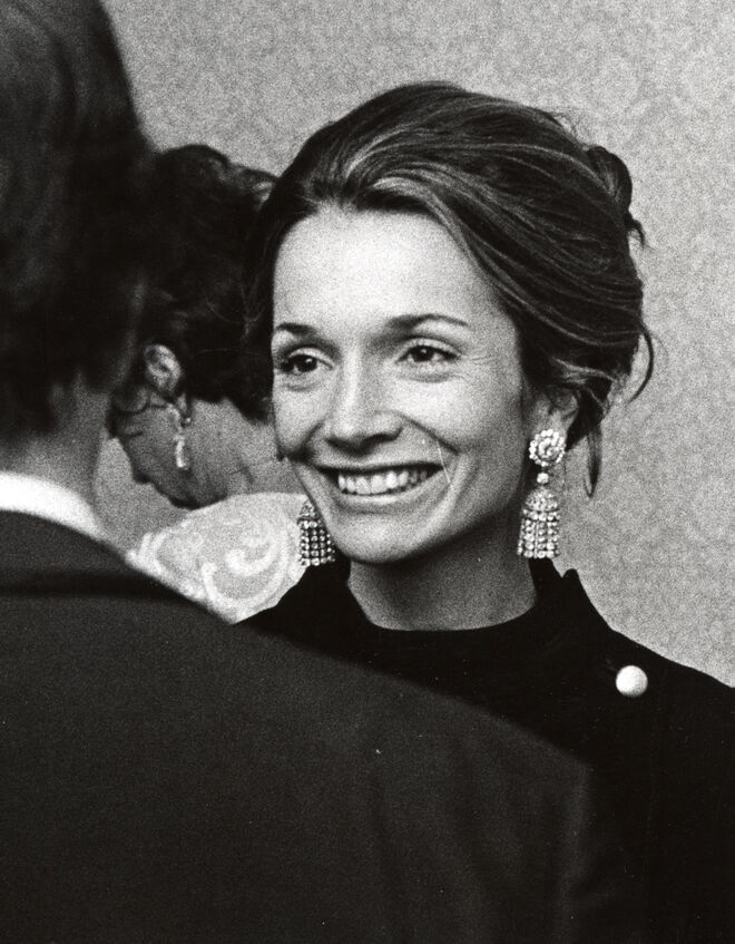 Lee Radziwill no concerto de Peggy Lee em Nova Iorque, a 16 de novembro de 1970