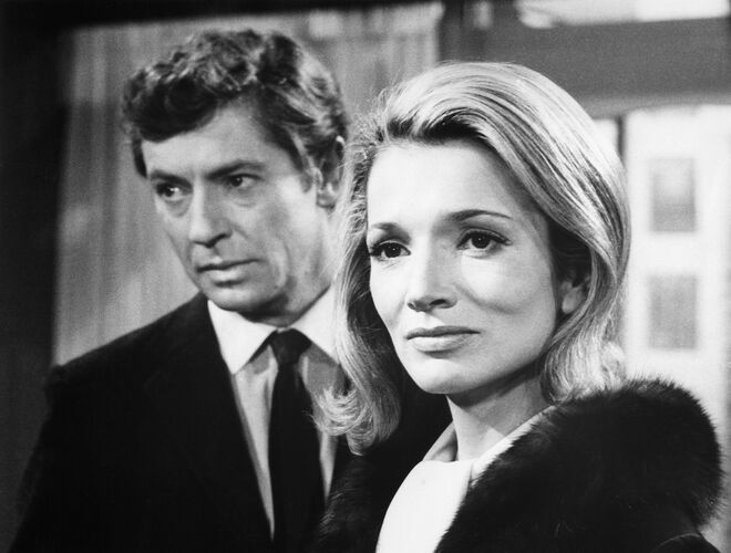 Farley Granger e Lee Radziwill na adaptação do livro 'Laura' para a ABC-TV