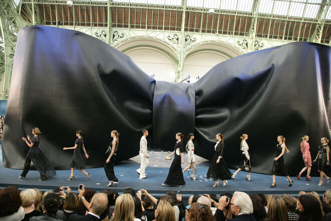 Desfile Chanel primavera-verão 2008, a 5 de outubro de 2007