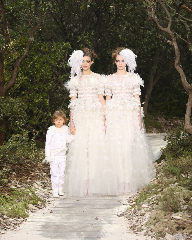 Desfile Chanel alta-costura primavera-verão 2013, a 22 de janeiro de 2013