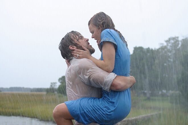 3. Ryan Gosling e Rachel McAdams – Quem não se apaixonaria durante as gravações de 'O Diário da Nossa Paixão' (2004), talvez um dos filmes mais românticos de sempre? Gosling e McAdams namoraram até 2008, e até recriaram o beijo do filme nos MTV Movie Awards de 2008