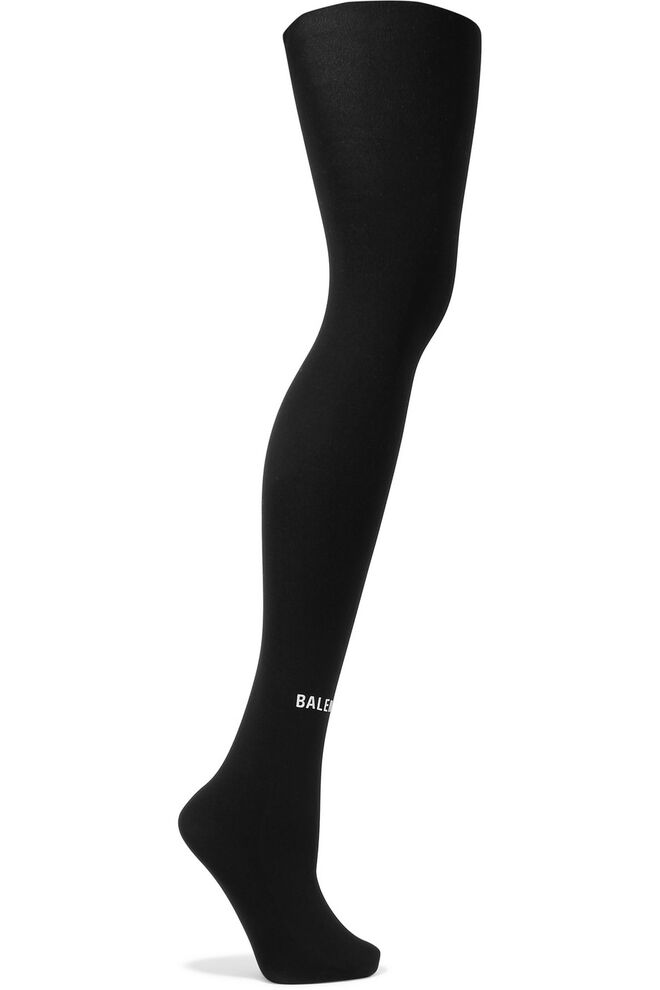 Collants, €135, Balenciaga, em www.net-a-porter.com