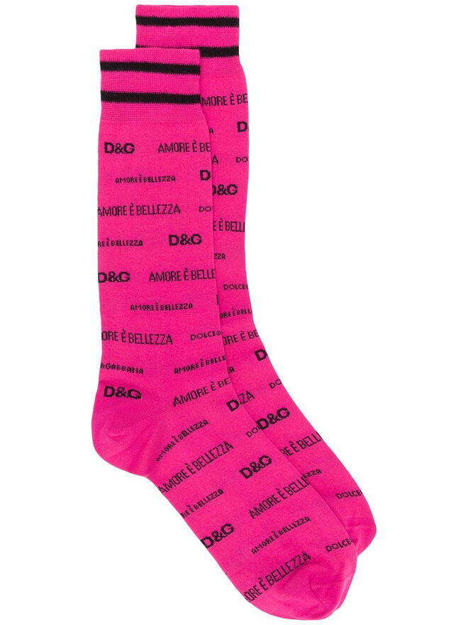 Meias, €110, Dolce & Gabbana, em www.farfetch.com