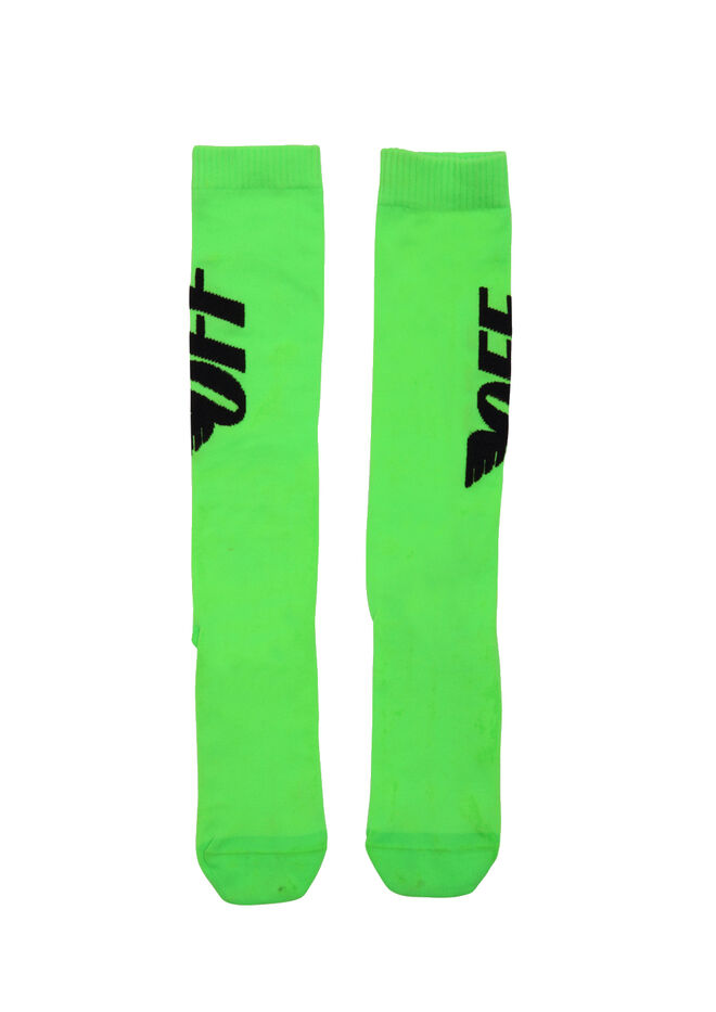 Meias, €60, Off-White, em www.off---white.com