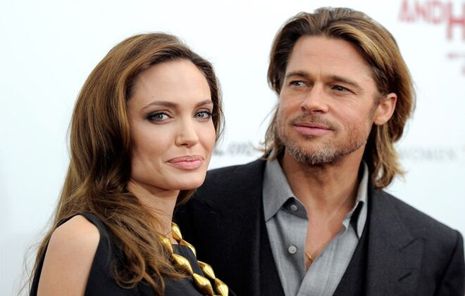 Brad Pitt e Angelina Jolie - Em 2005 surgiram logo rumores de um suposto caso entre Brad e Angelina quando começaram a gravar o filme 'Mr. & Mrs. Smith'. Pitt que era casado com Jennifer Aniston há quatro anos pediu o divórcio e começou a namorar com Angelina. Estiveram juntos 9 anos, casaram-se em 2014 mas separaram-se em 2016