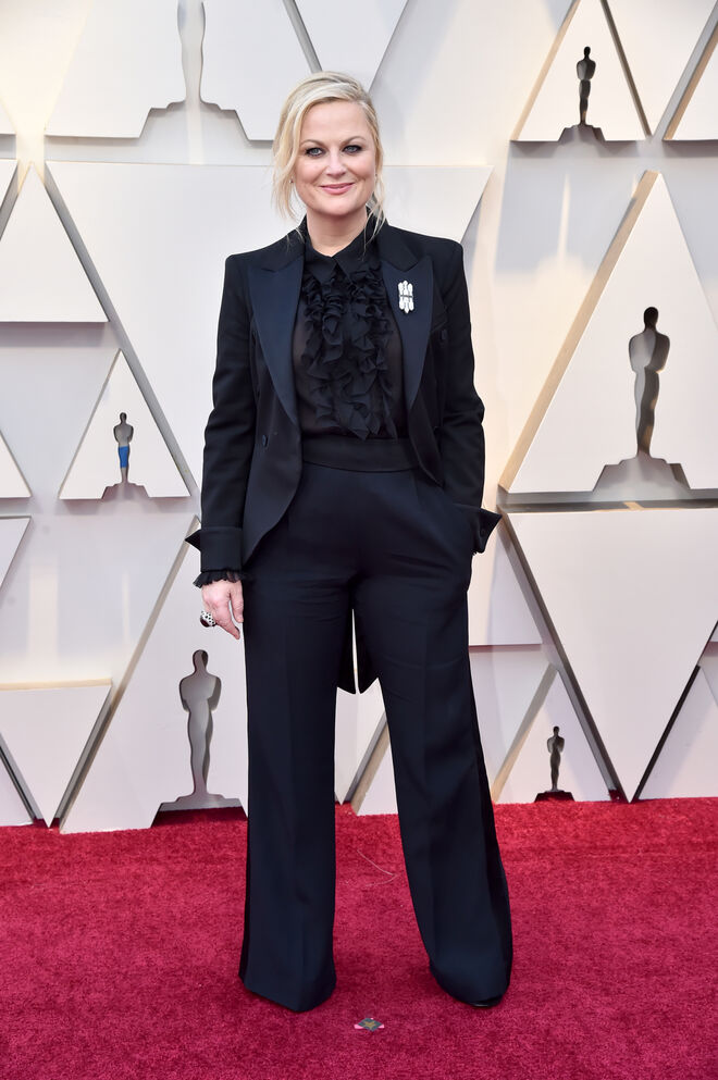 Amy Poehler em Alberta Ferretti Limited Edition