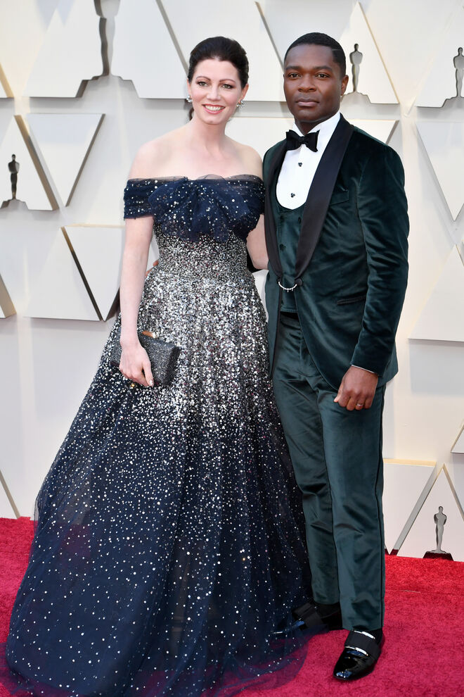Jessica e David Oyelowo em Etro