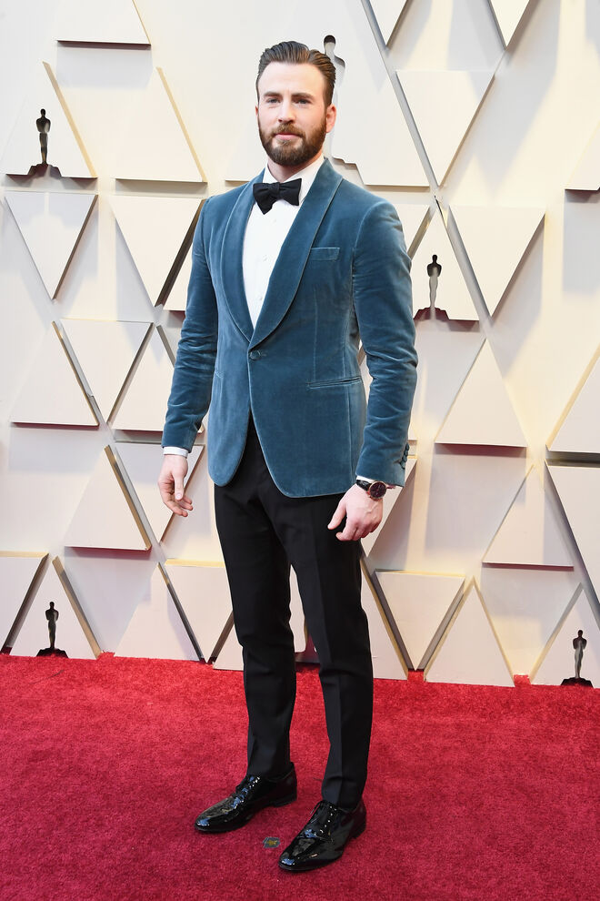 Chris Evans em Salvatore Ferragamo