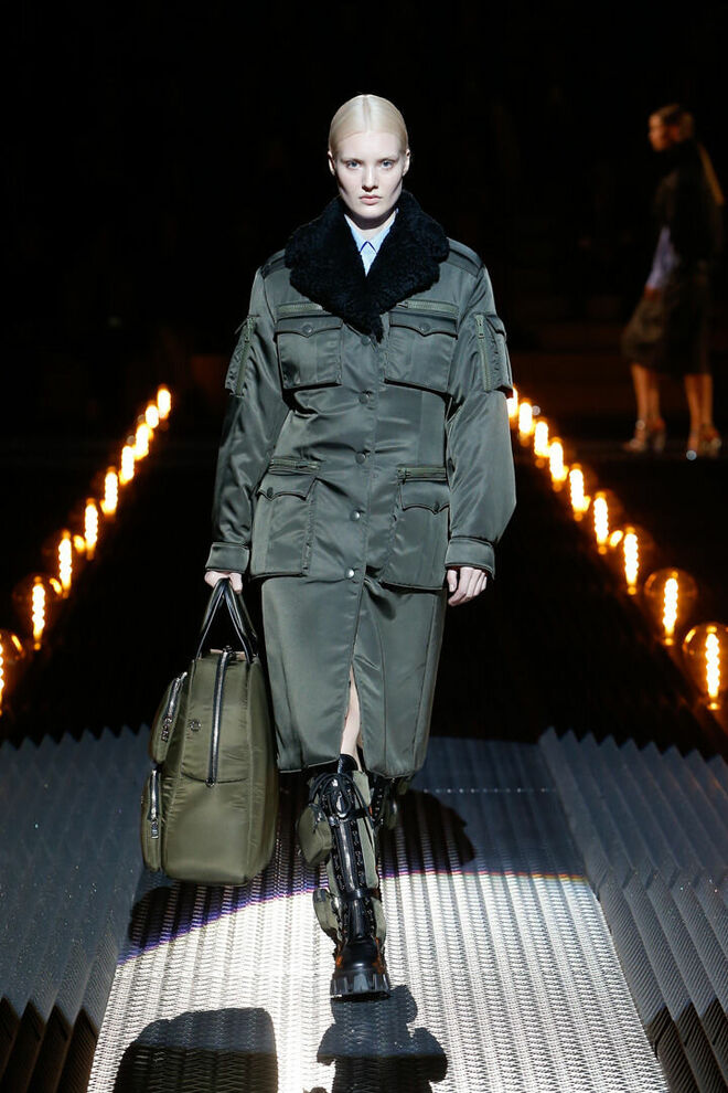 Coleção outono-inverno Prada 2019