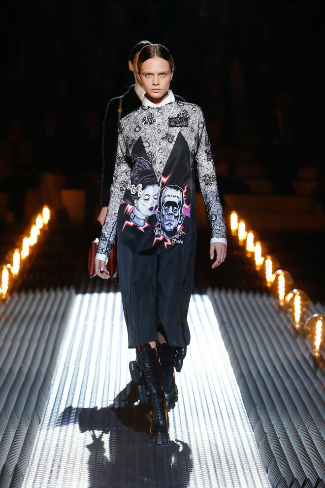 Coleção outono-inverno Prada 2019