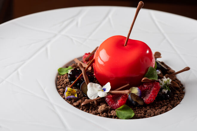 Cereja perdida na floresta negra (€10) no restaurante Ânfora, em Lisboa 