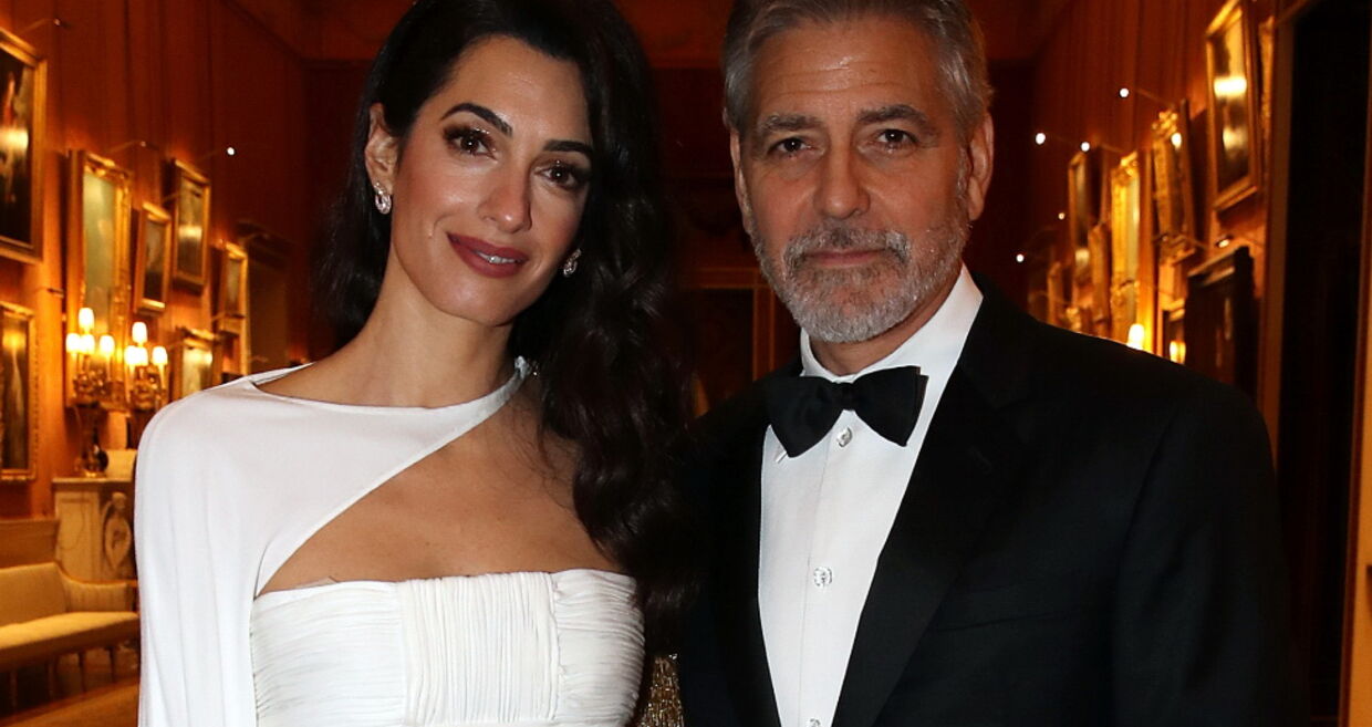 Amal e George Clooney no Jantar de solidariedade Prince's Trust.
