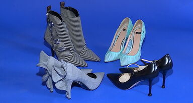 Os sapatos desejo da nova estação