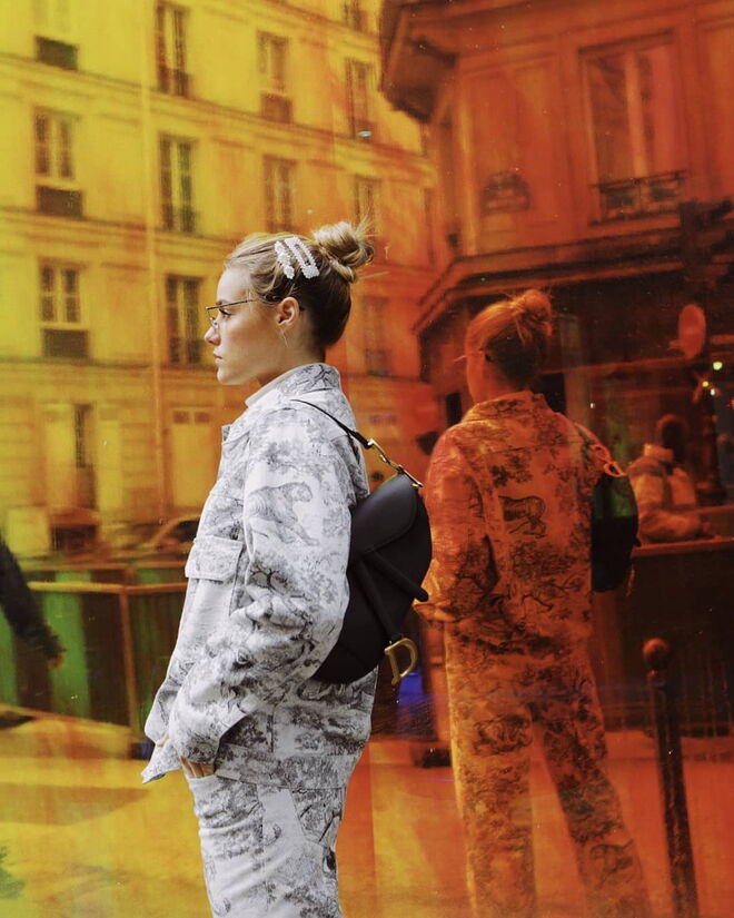 "Pronta para ver as criações incriveis da Dior, saídas da catwalk."