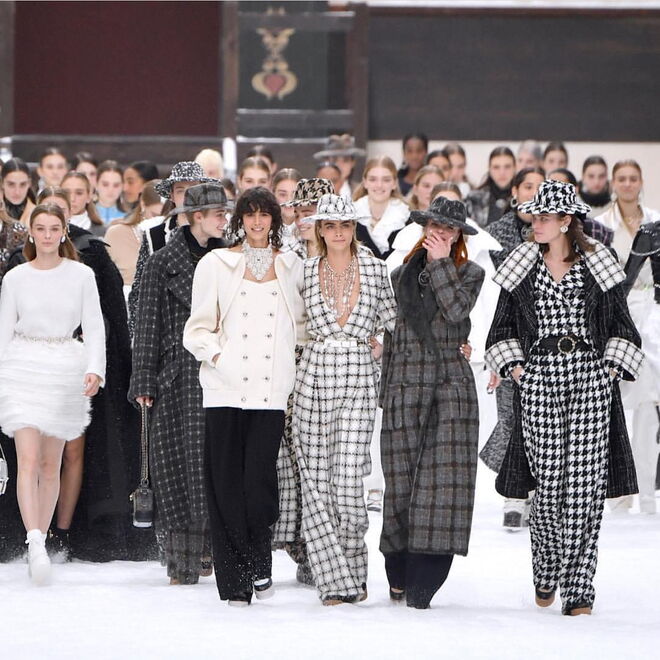 Desfile da Chanel outono-inverno 2019.