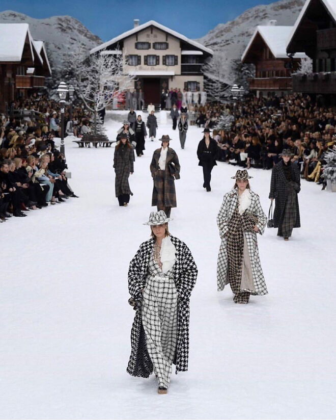 Desfile da Chanel outono-inverno 2019.