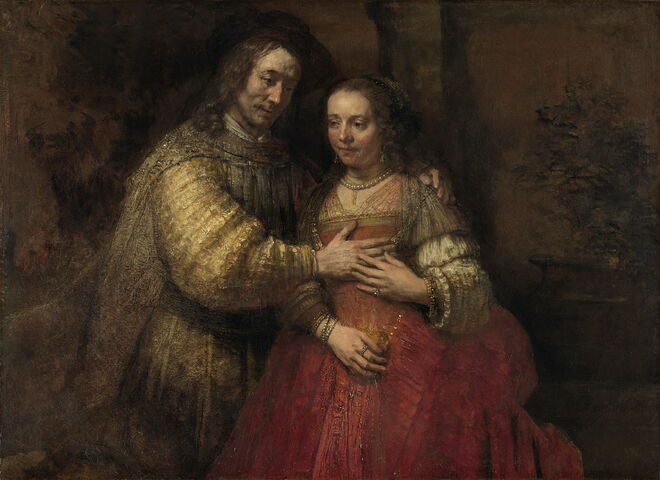 A noiva judía, Rembrandt van Rijn, 1665.