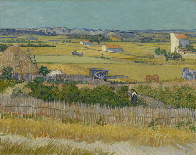 The Harvest, Van Gogh, 1888.