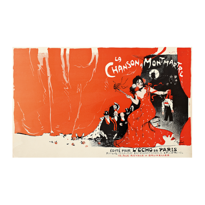 A canção de Monmartre, Jules Grüm, 1900.