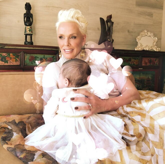 Brigitte Nielsen foi mãe aos 53 anos