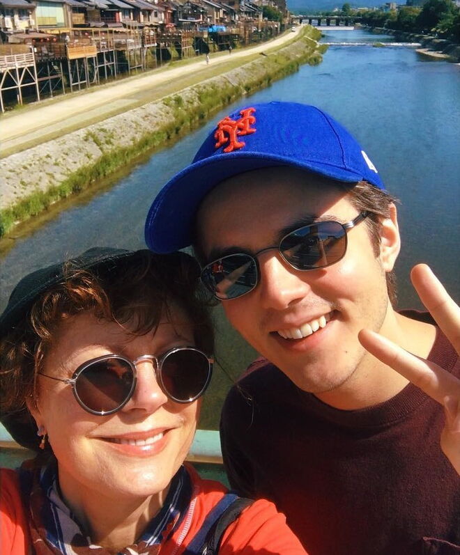 Susan Sarandon foi mãe aos 45 anos