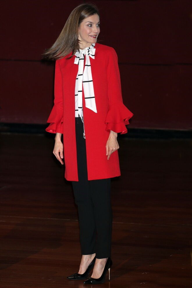 Letizia Ortiz Rocasolano casou com o rei Felipe VI da Espanha, em 2004.