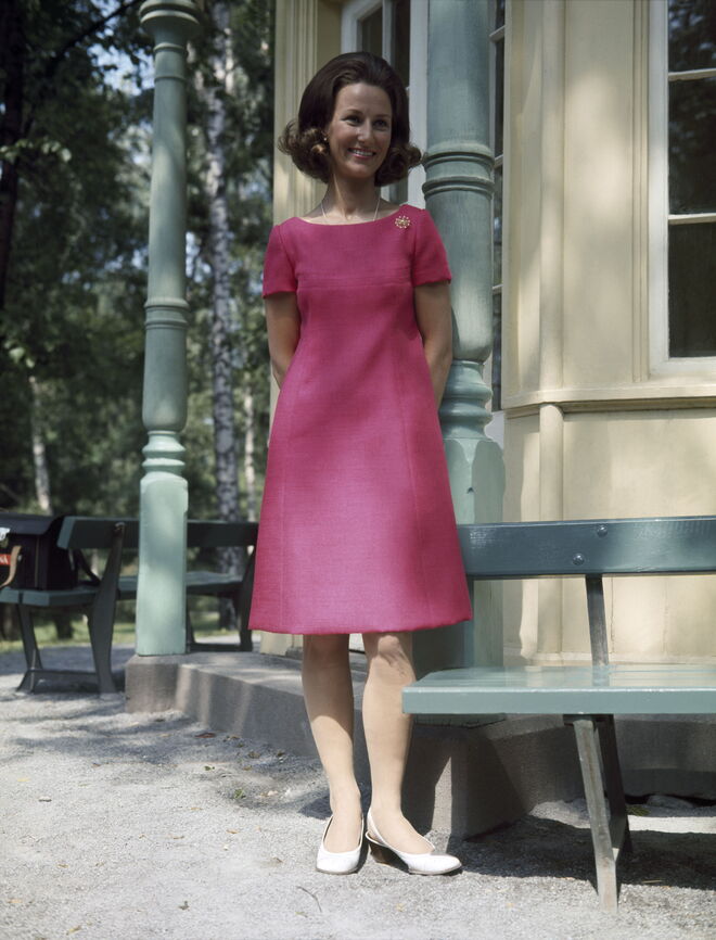 Sonja Haraldsen casou com o príncipe herdeiro Harald da Noruega, em 1968.