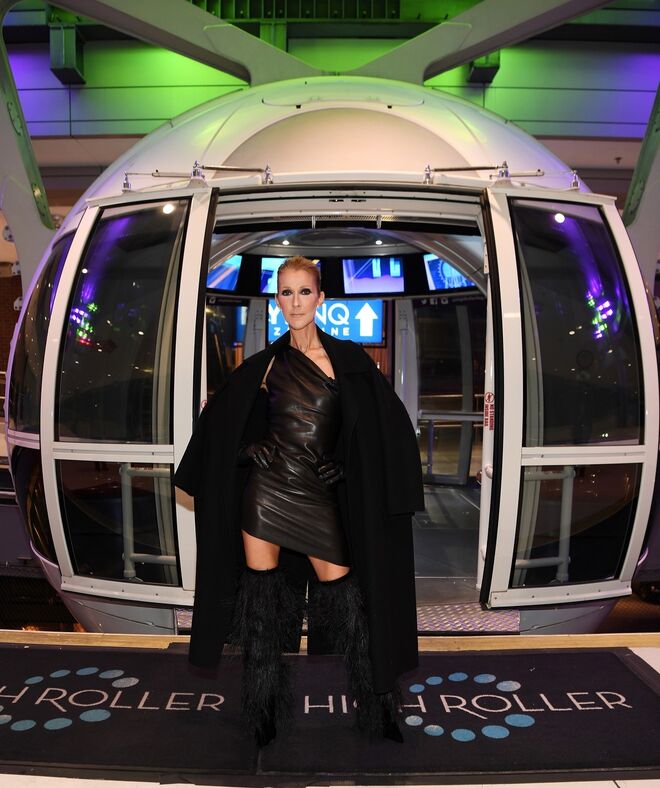 Céline Dion em Saint Laurent e Céline