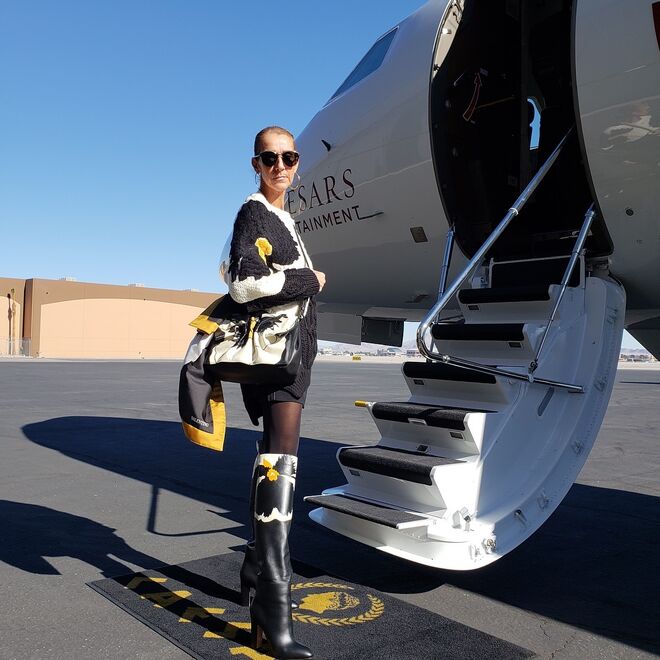 Céline Dion em Valentino