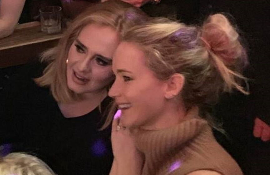 Adele e Jennifer Lawrence