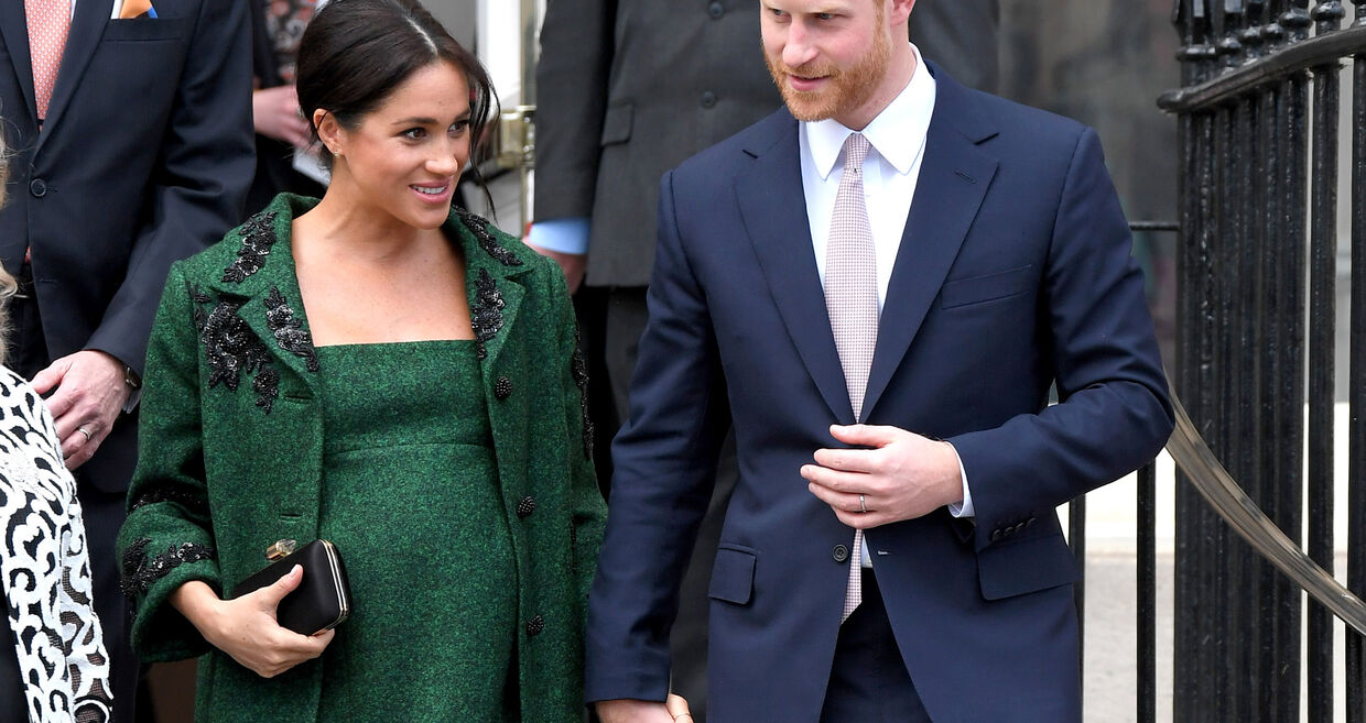 Meghan Markle com o príncipe Harry