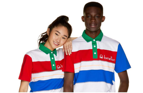 Uma coleção unissexo nas cores do arco-íris 