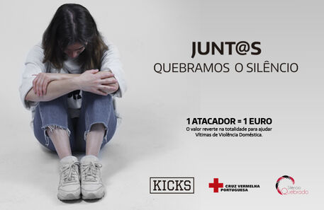 Kicks lança campanha ‘Junt@s Quebramos o silêncio’ com a Cruz Vermelha Portuguesa
